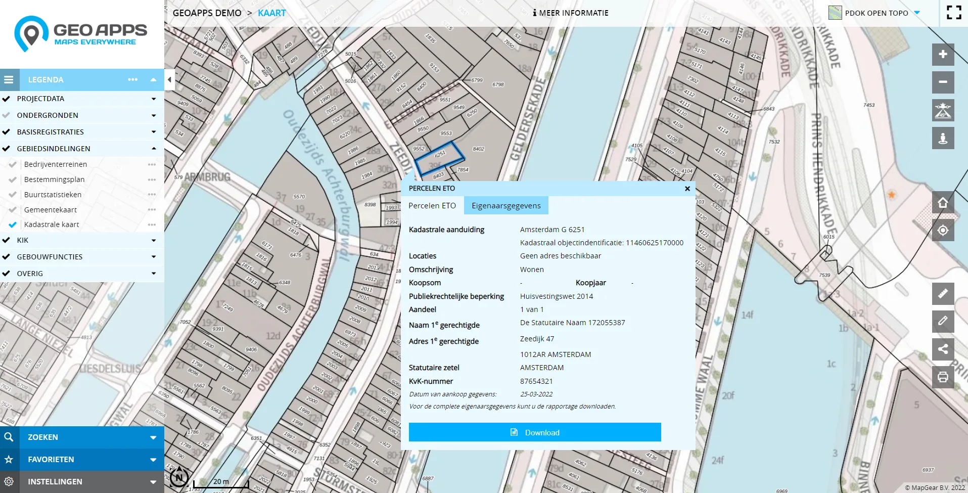 BRK Levering screenshot