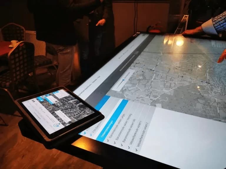 TouchTable voor participatie en inspraak