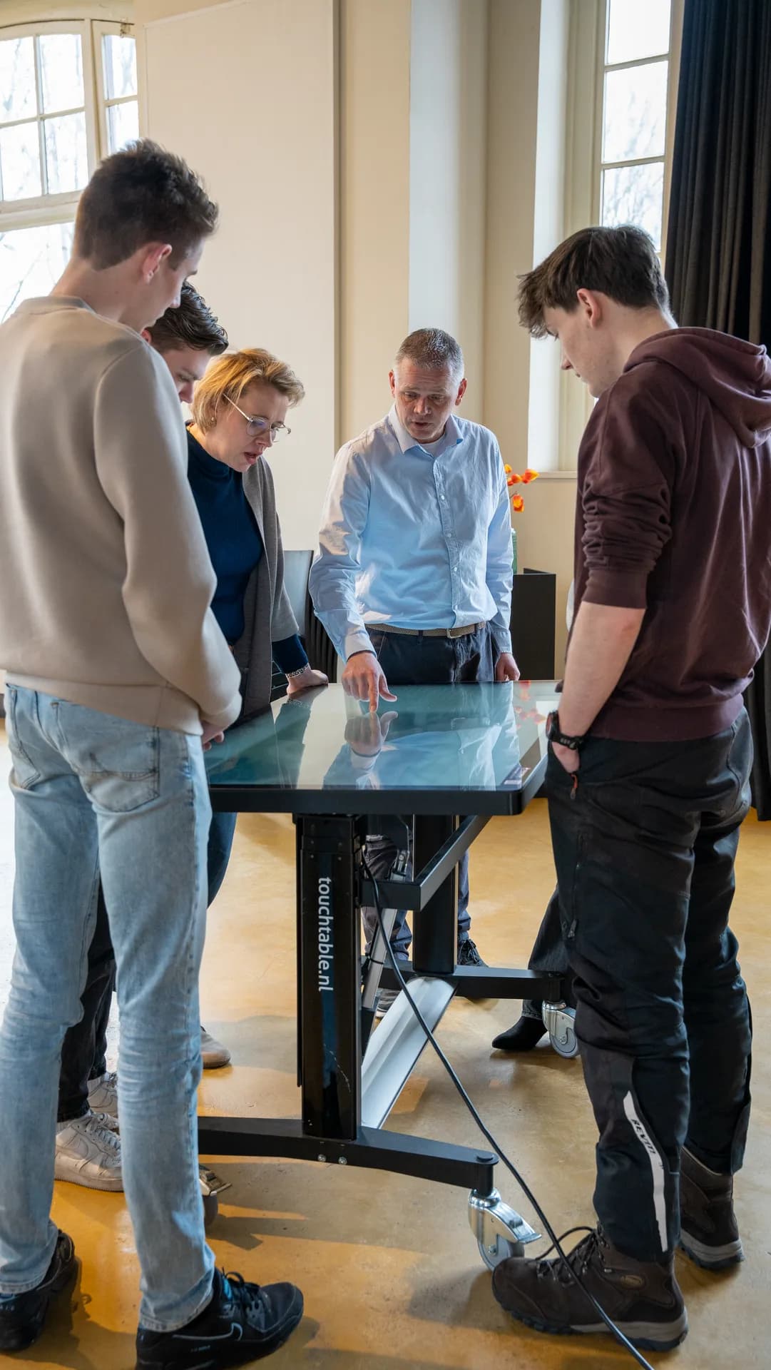 PraatMee-tafel tijdens een bijeenkomst